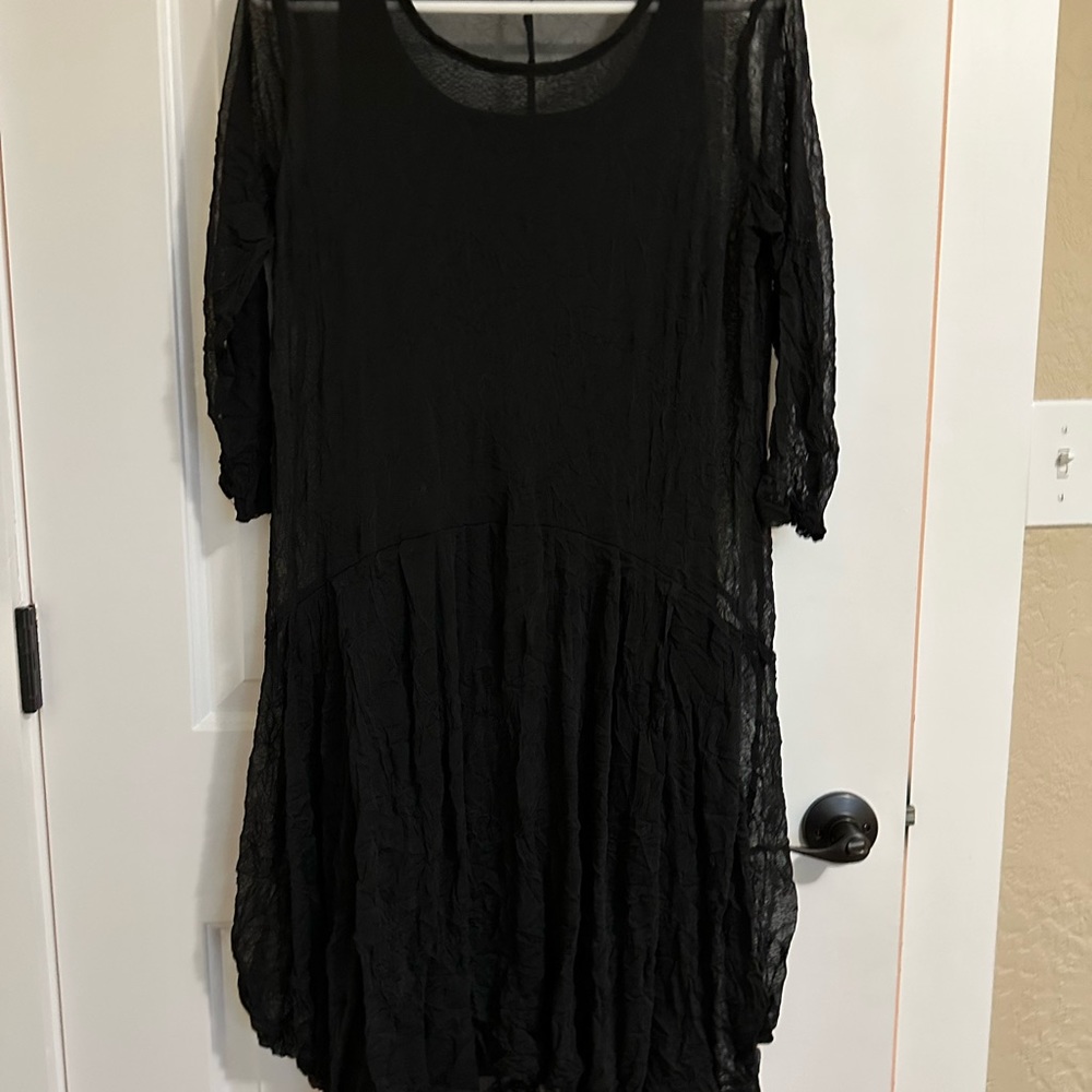 Black dress from catalog Artful Home